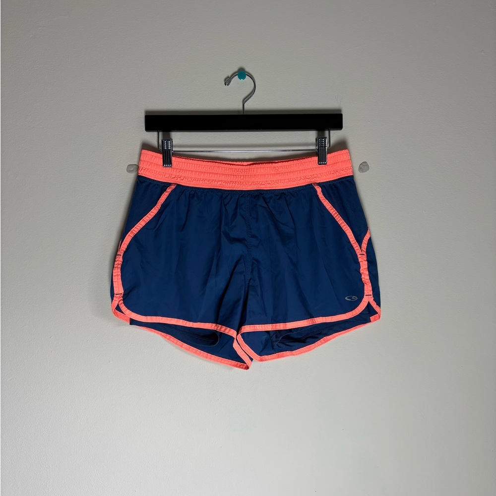 Champion Blue Shorts with Apricot Waistband